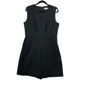 Kay Unger New York Women's Black Sleeveless Romper‎ Dress Career Party Size 14